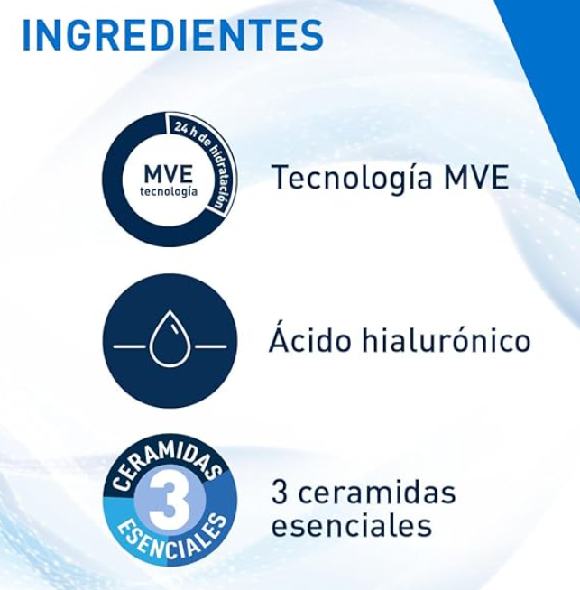 Crema hidratante diaria de rostro y cuerpo para piel seca