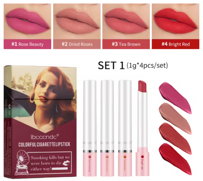Cajita de 4 labiales (cálidos)