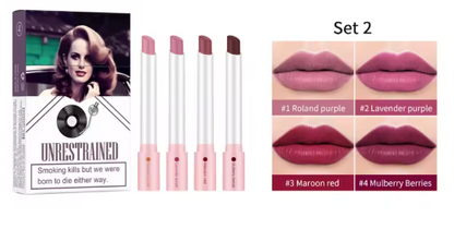 Cajita de 4 labiales (lila)