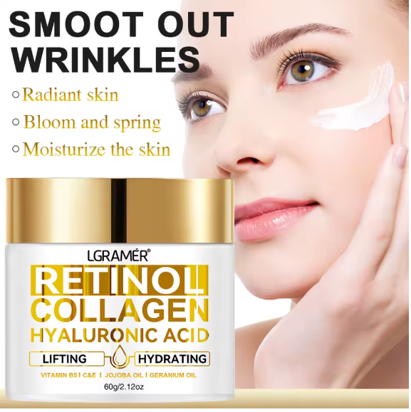 Crema facial antienvejecimiento de Retinol