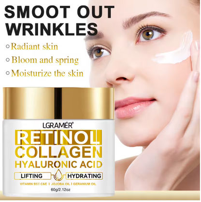 Crema facial antienvejecimiento de Retinol