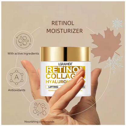 Crema facial antienvejecimiento de Retinol